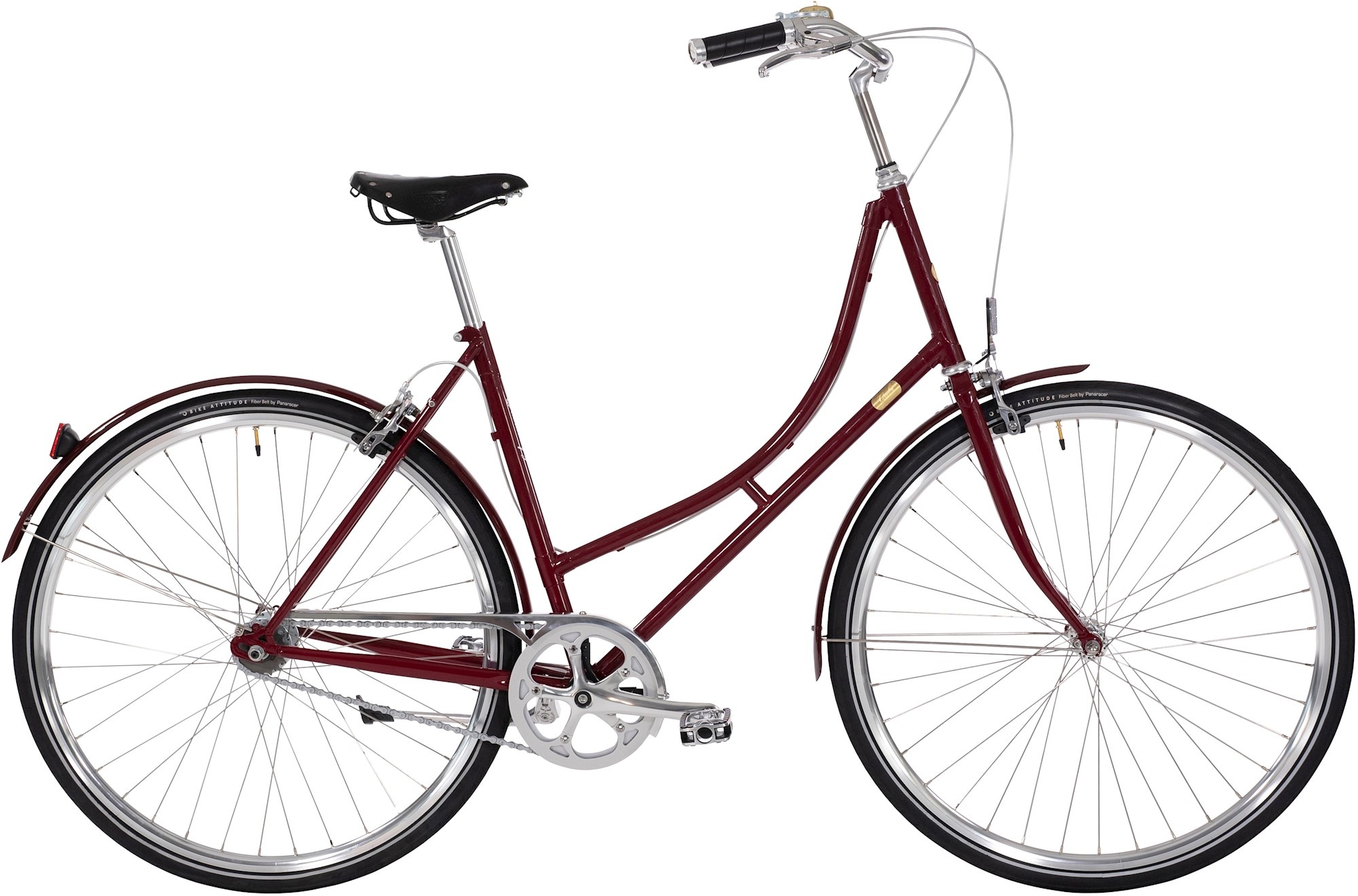 Cykler - Damecykler - Bike by Gubi 7g Dame Fodbremse 2023 - Bordeaux