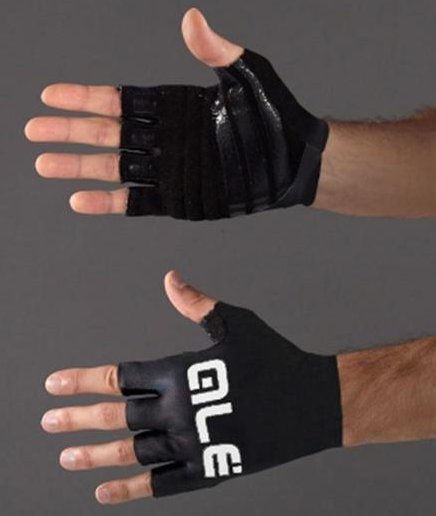 Alé Alé Handske Aria Graphics - sort/hvid Beklædning > Cykelhandsker