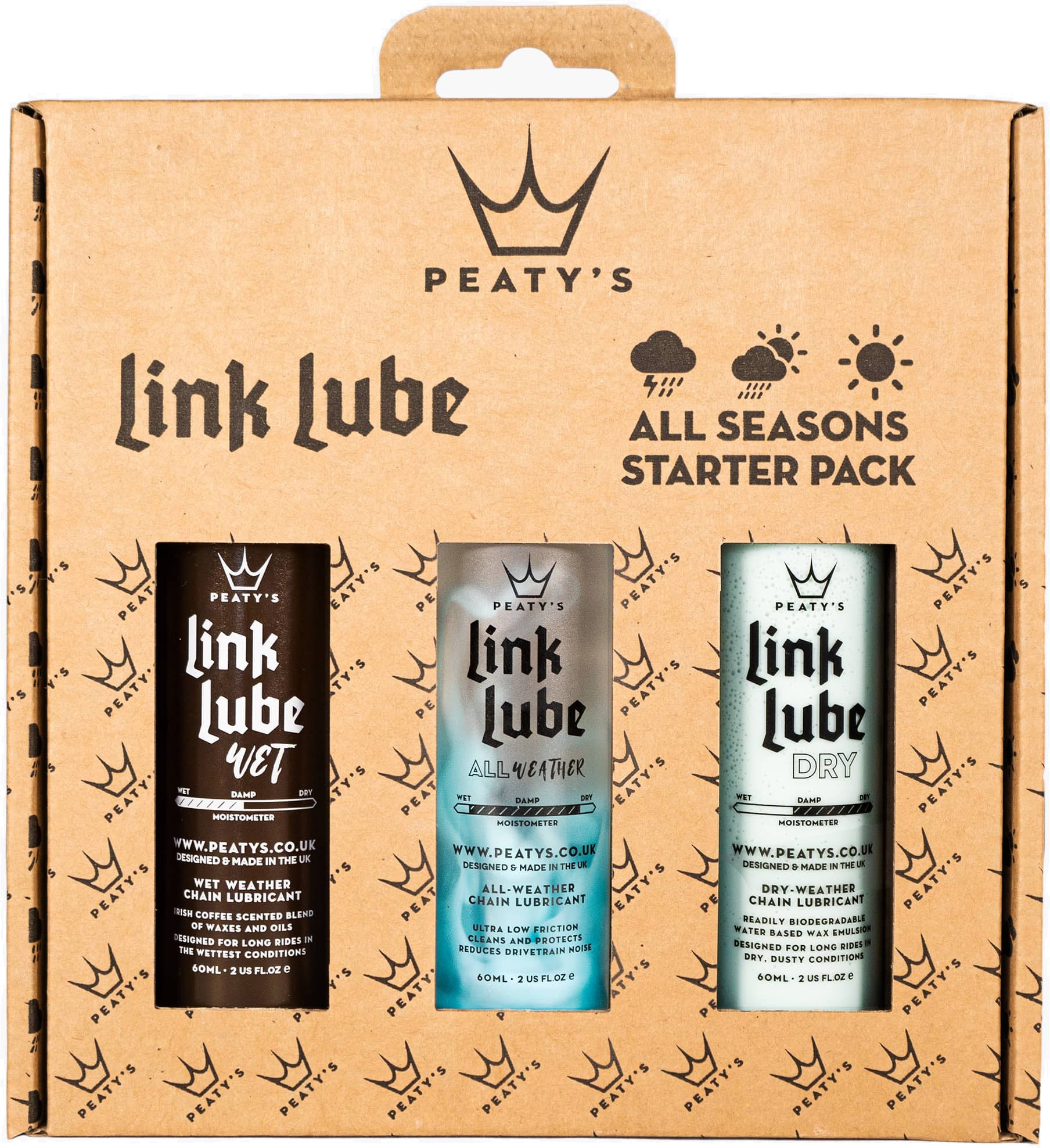Se Peaty's LinkLube All Seasons Starter Pack hos Cykelexperten.dk