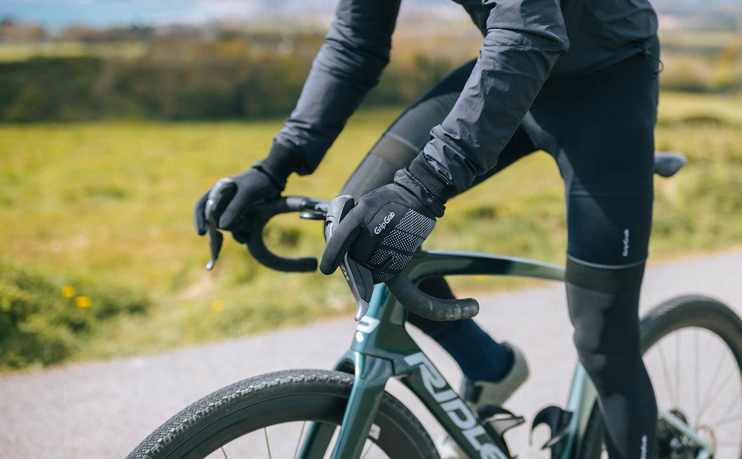 Beklædning - Cykelhandsker - GripGrab Ride Vindtæt Vinterhandske - Sort