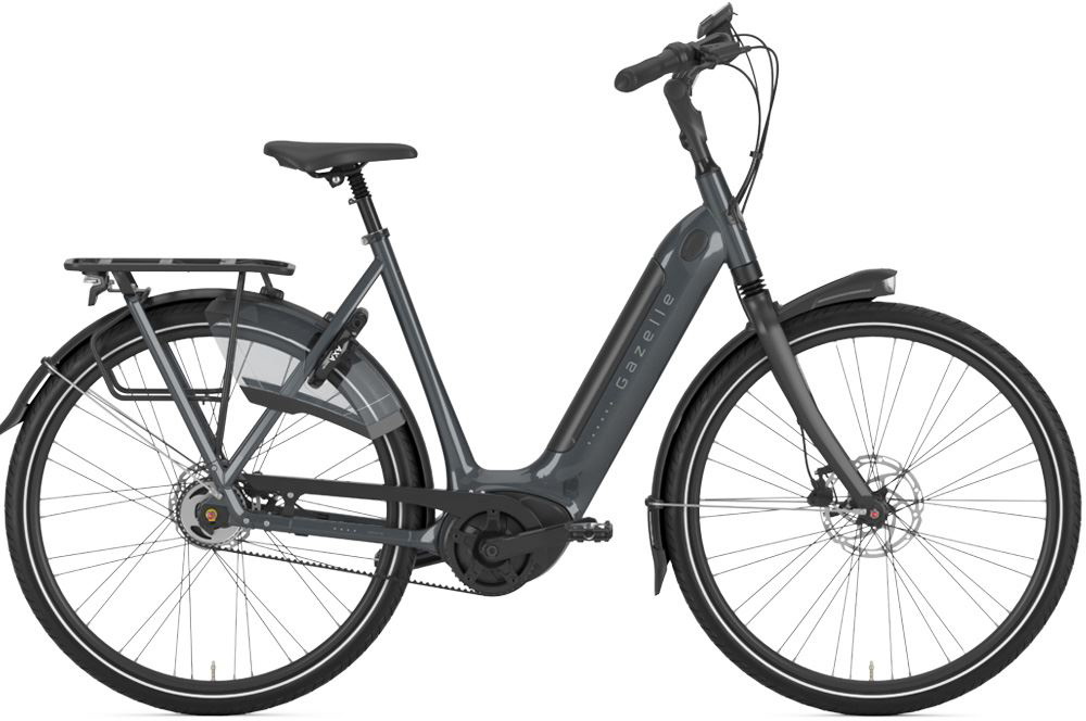 Gazelle ARROYO C5 HMB ELITE BELT 500wh Dame 2022 - Grå