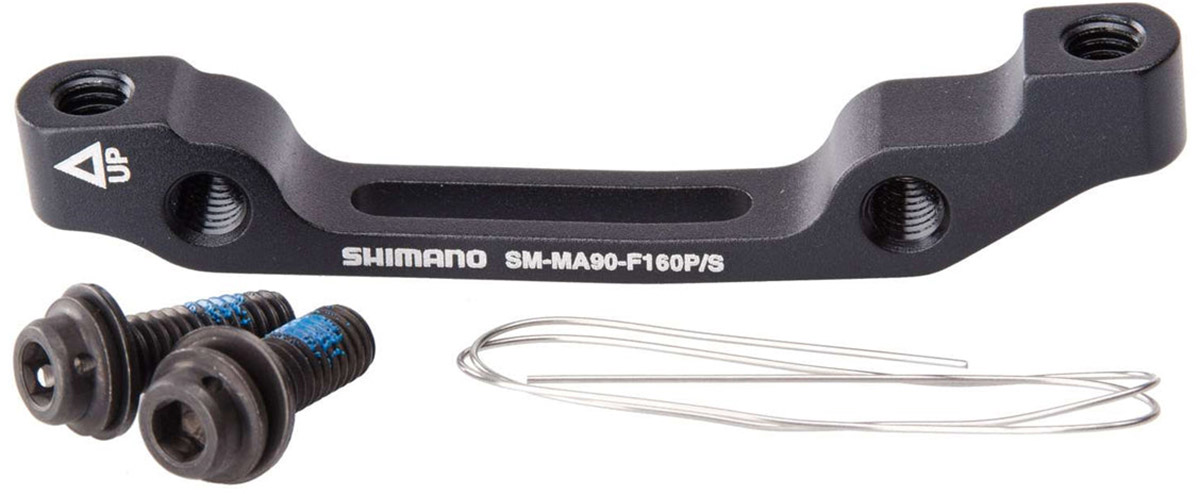 Shimano SM-MA90-F160P/S Skivebremseadapter 160mm For IS til Post Mount Shimano SM-MA90-F160P/S Skivebremseadapter 160mm For IS til Post Mount