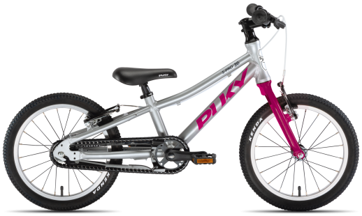 Cykler - Børnecykler - PUKY S-Pro 16-1 SuperLight 16" - Sølv/Lilla