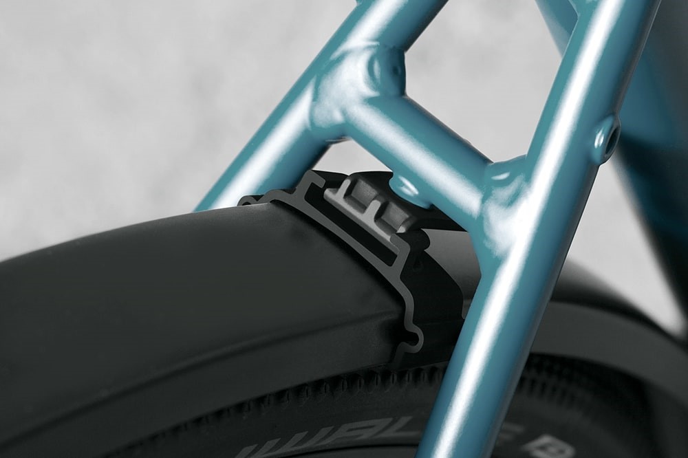 Tilbehør - Cykelskærme - SKS Edge AL Skærmsæt 700c x 56mm Aluminium inkl. stivere - Matsort