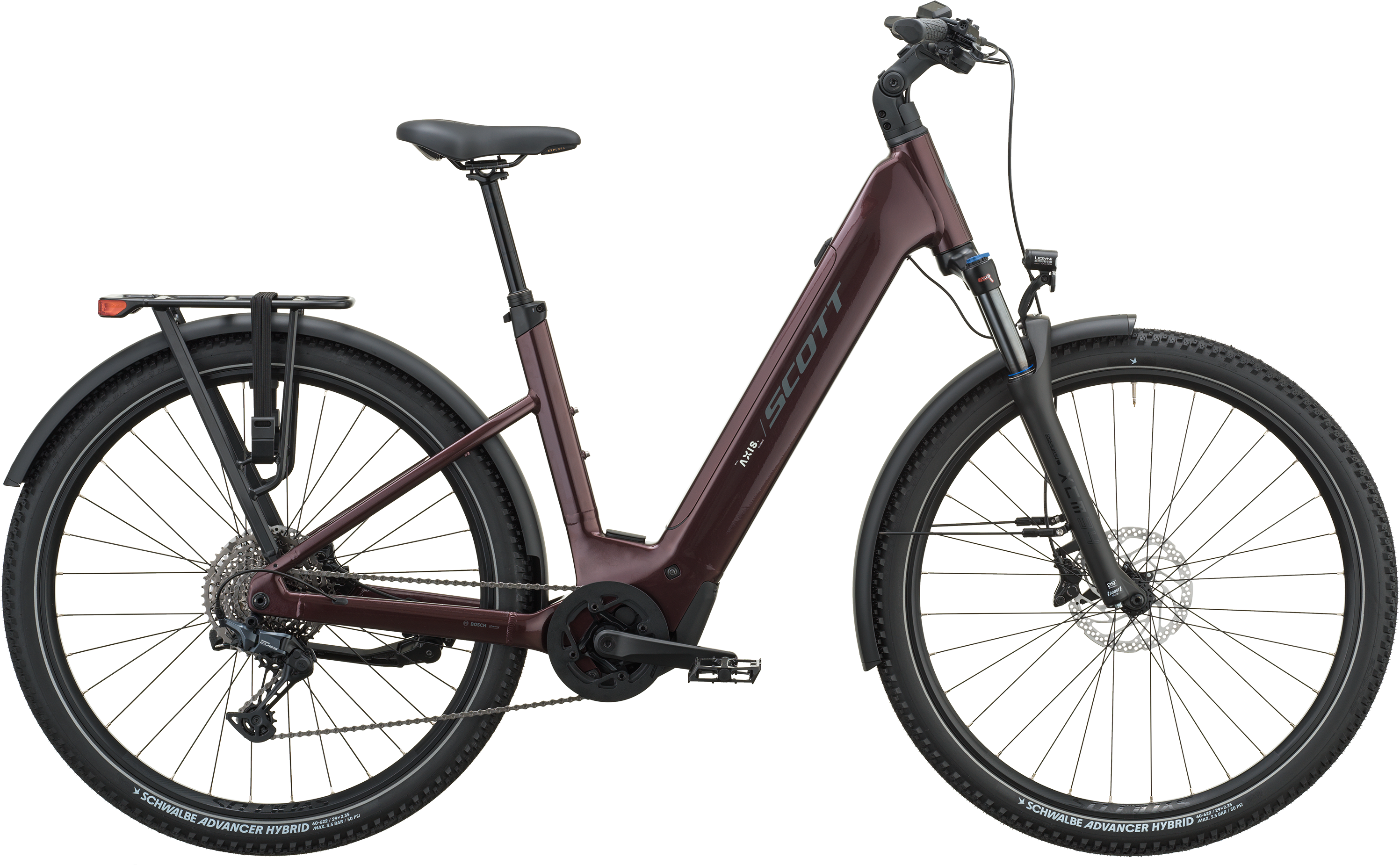 Scott Axis 10 Wave 2027 - Aubergine Red