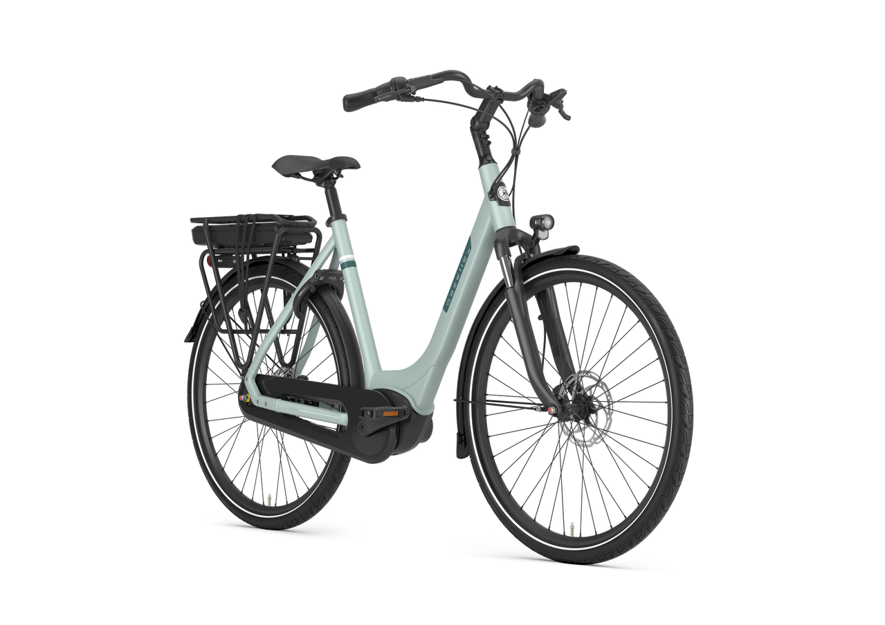Cykler - Elcykler - Gazelle Paris C7 Dame 2026 - Light Olive Mat