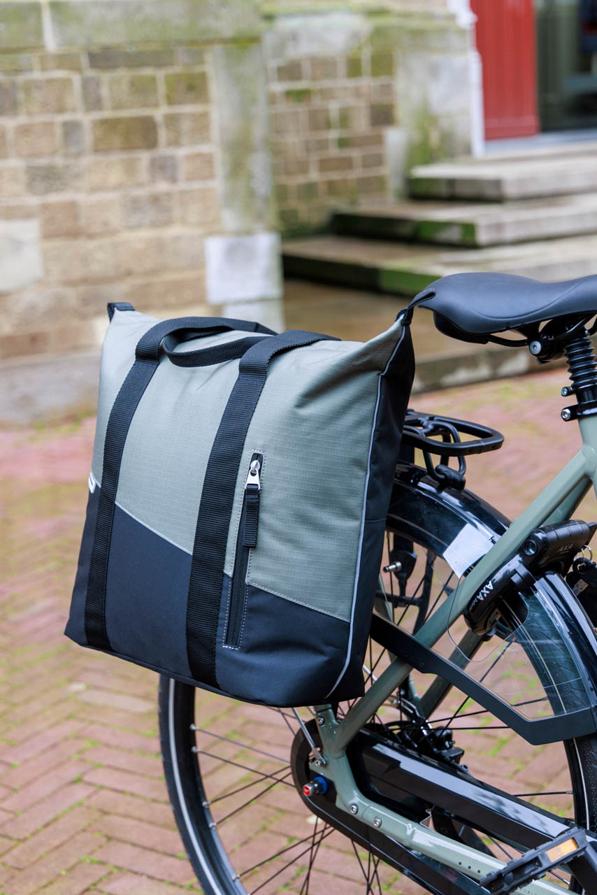 Tilbehør - Cykeltasker - New Looxs Oslo Shopper Kota Sidetaske - Army Black