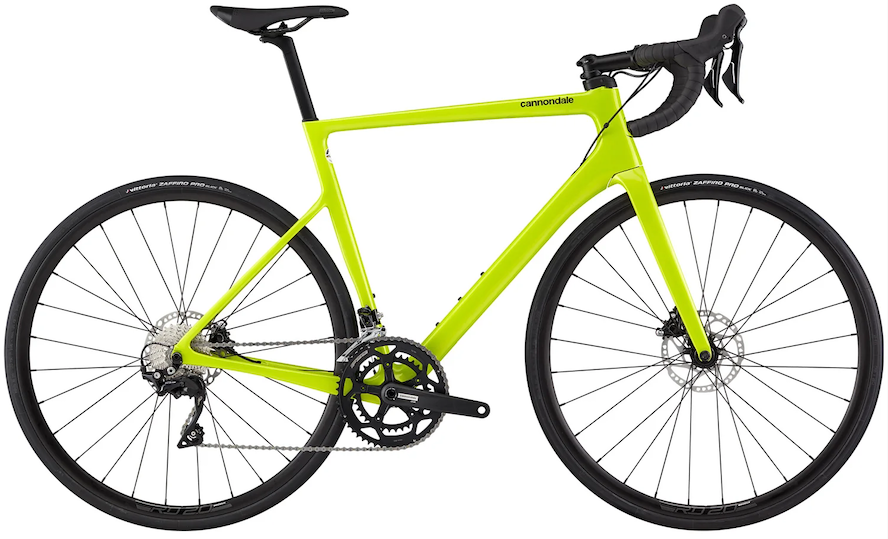 Billede af Cannondale SuperSix EVO Carbon Disc 105 2022 - Gul