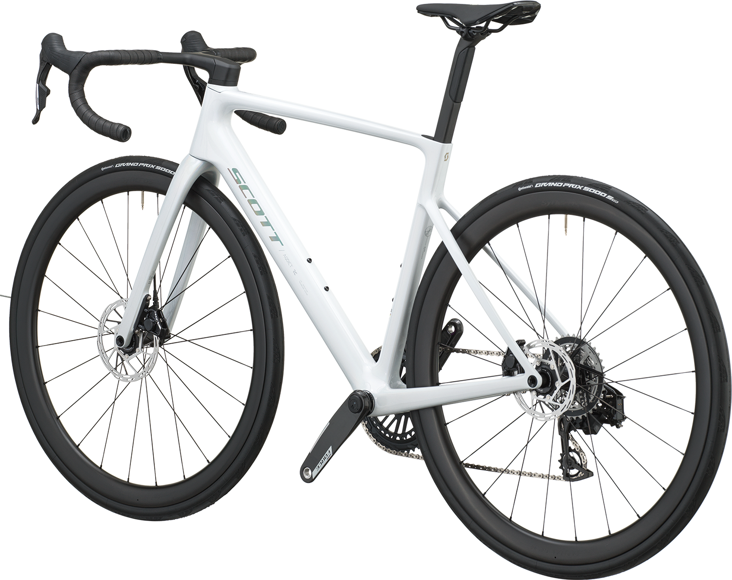 Cykler - Racercykler - Scott Addict RC Team 2027 - Rainbow White