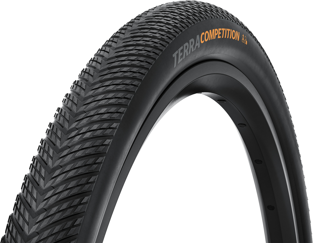 Continental Terra Competition Race 700x35/40/45c Foldedæk - Sort