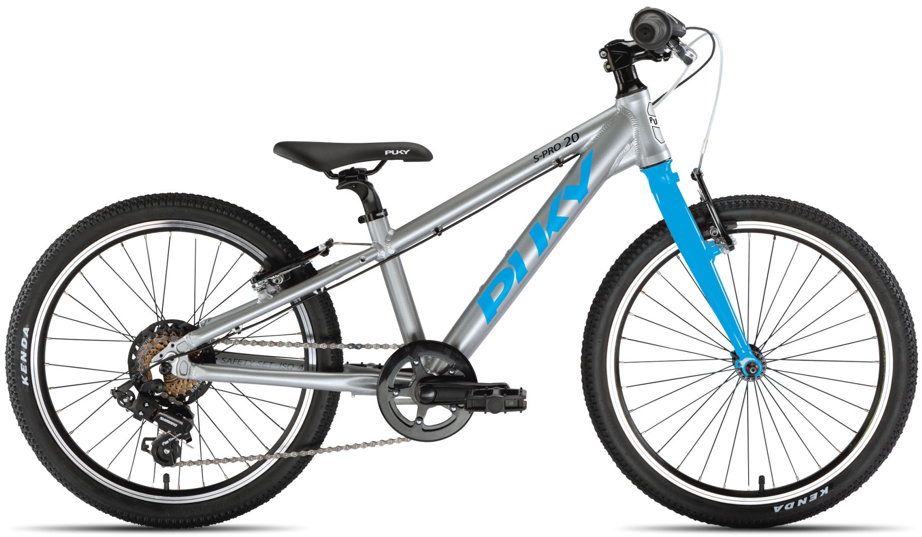 Cykler - Børnecykler - PUKY S-Pro 20-7 SuperLight 20" - Sort/Blå