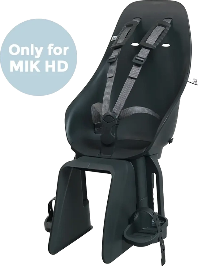 Urban Iki Barnestol til bagagebærer - 9 mdr til 6 år (til 9-22 kg) - Bincho Black/Bincho Black [MIK]
