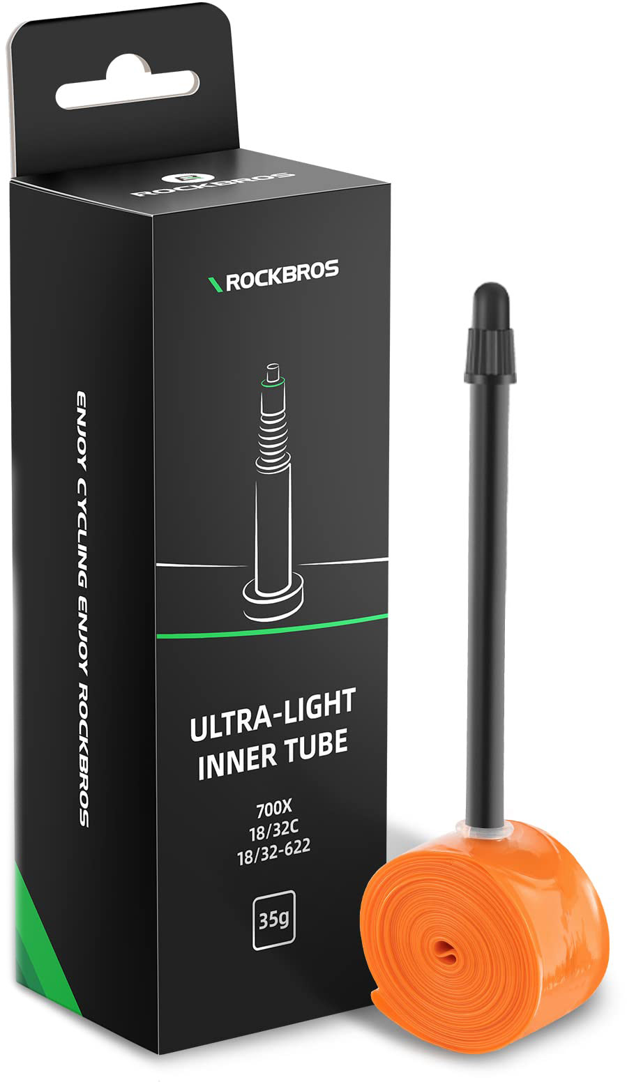 RockBros TPU Cykelslange 700x18-32c Racerventil