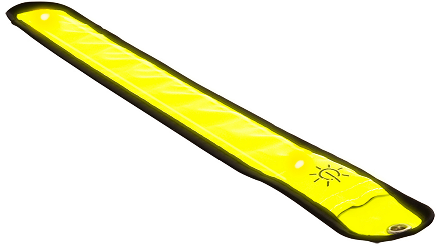 Tilbehør - Sikkerhedsudstyr - OXC Halo Wrap Lysende Refleksbånd - Gul