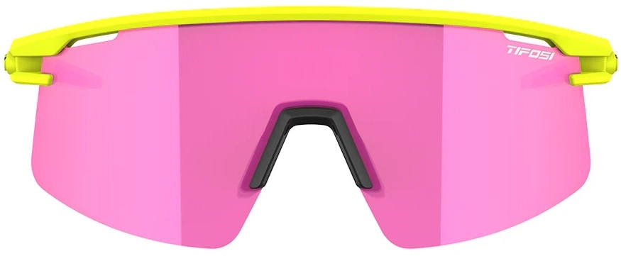 Beklædning - Cykelbriller - Tifosi Moab Lite Cykelbriller – Speed Yellow Clarion Sunset Pink/AC Red/Clear