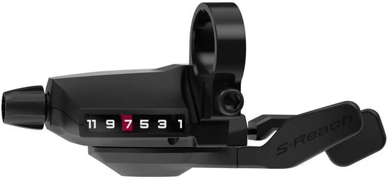 Reservedele - Gearvælgere - Shimano CUES SL-U6050-11R Skiftegreb Højre 11 speed Short Reach Rapidfire Plus Sort