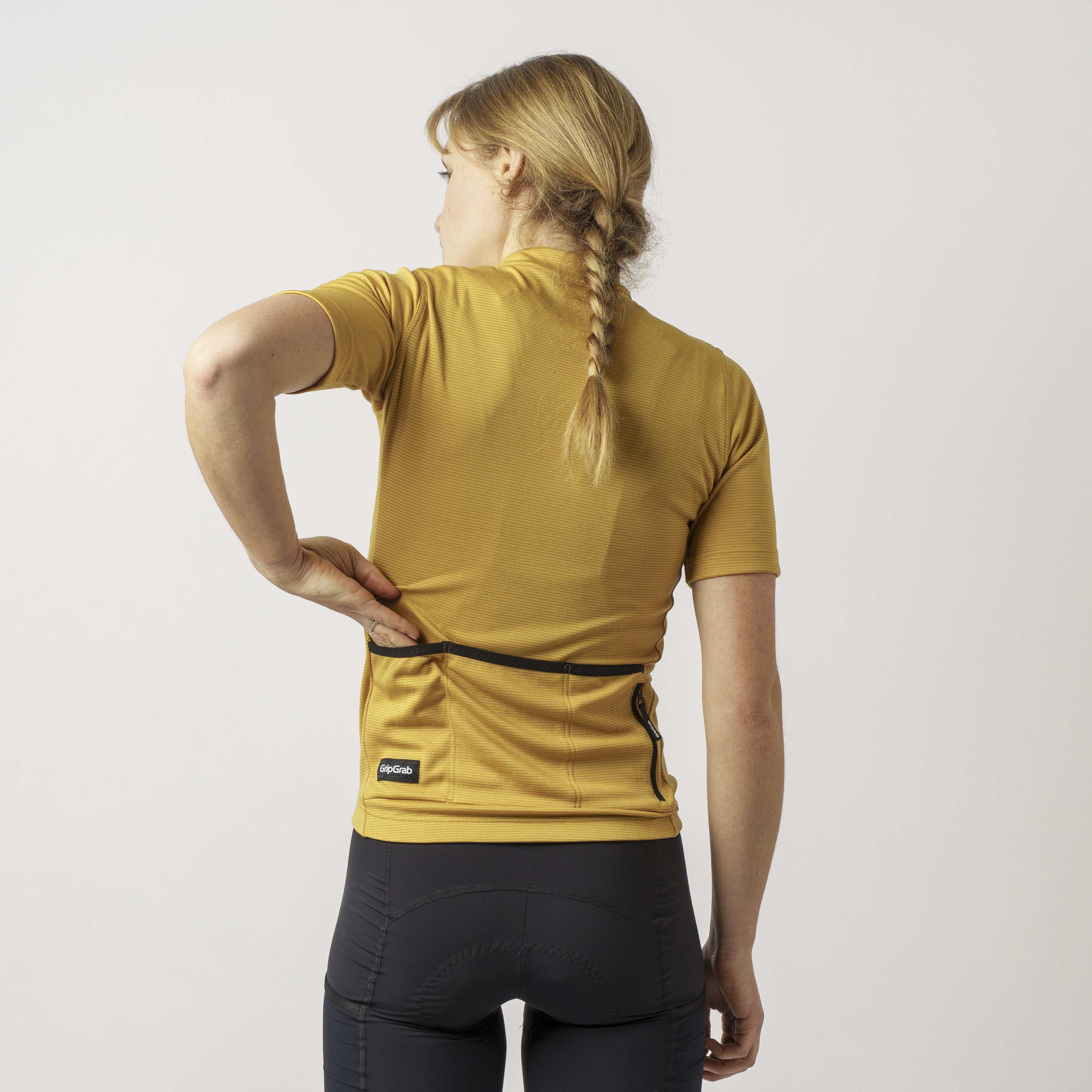 Beklædning - Cykeltrøjer - GripGrab Women's Kortærmet Gravelin Merinotech Cykeltrøje - Mustard Yellow
