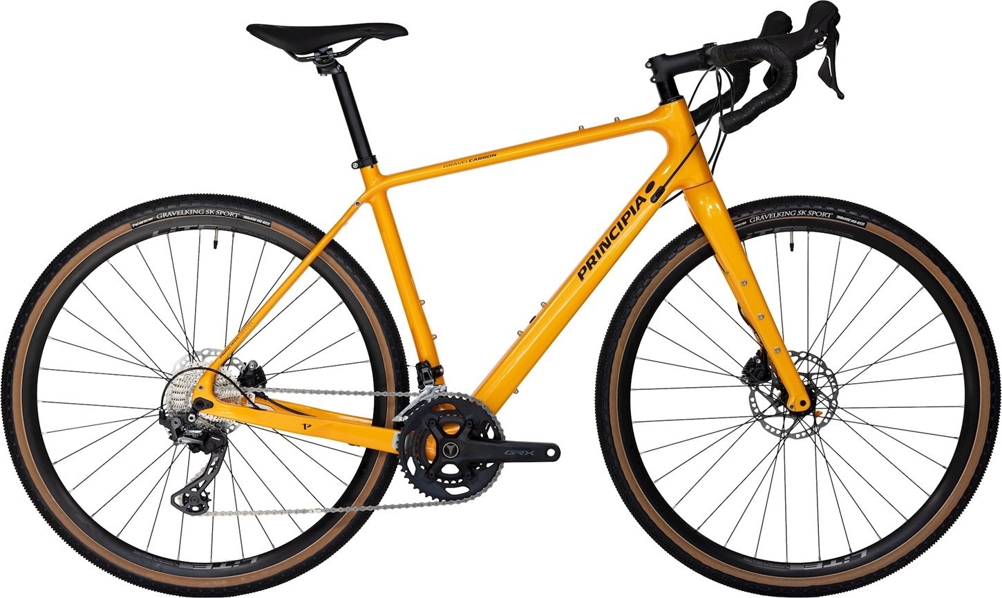 Cykler - Racercykler - Principia Gravel Carbon GRX RX810 Di2 2x11 2023 - Orange