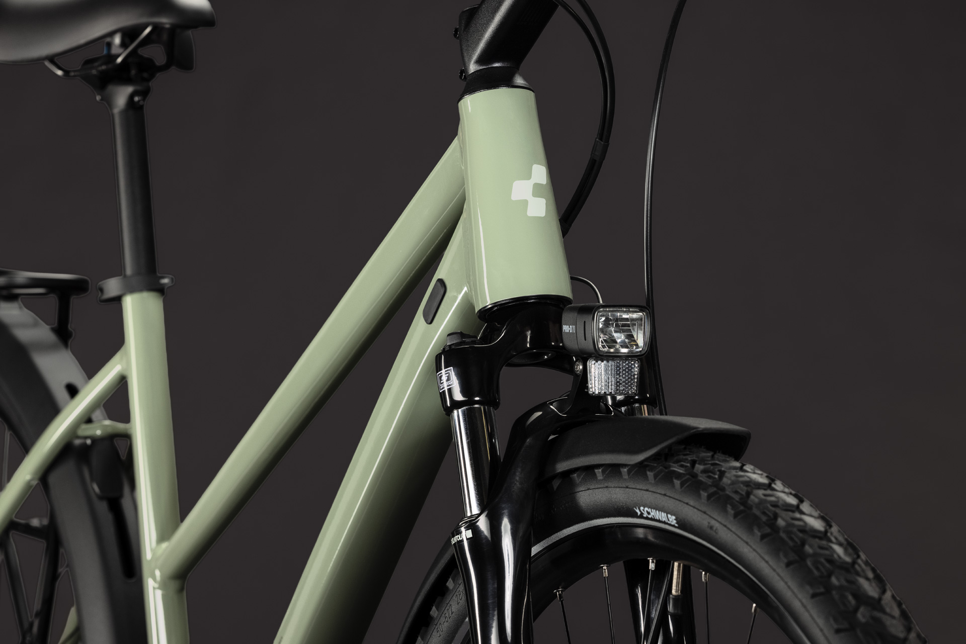 Cykler - Damecykler - Cube Nature ONE FE (Fully Equipped) Trapeze Dame 2027 - Almondgreen´green
