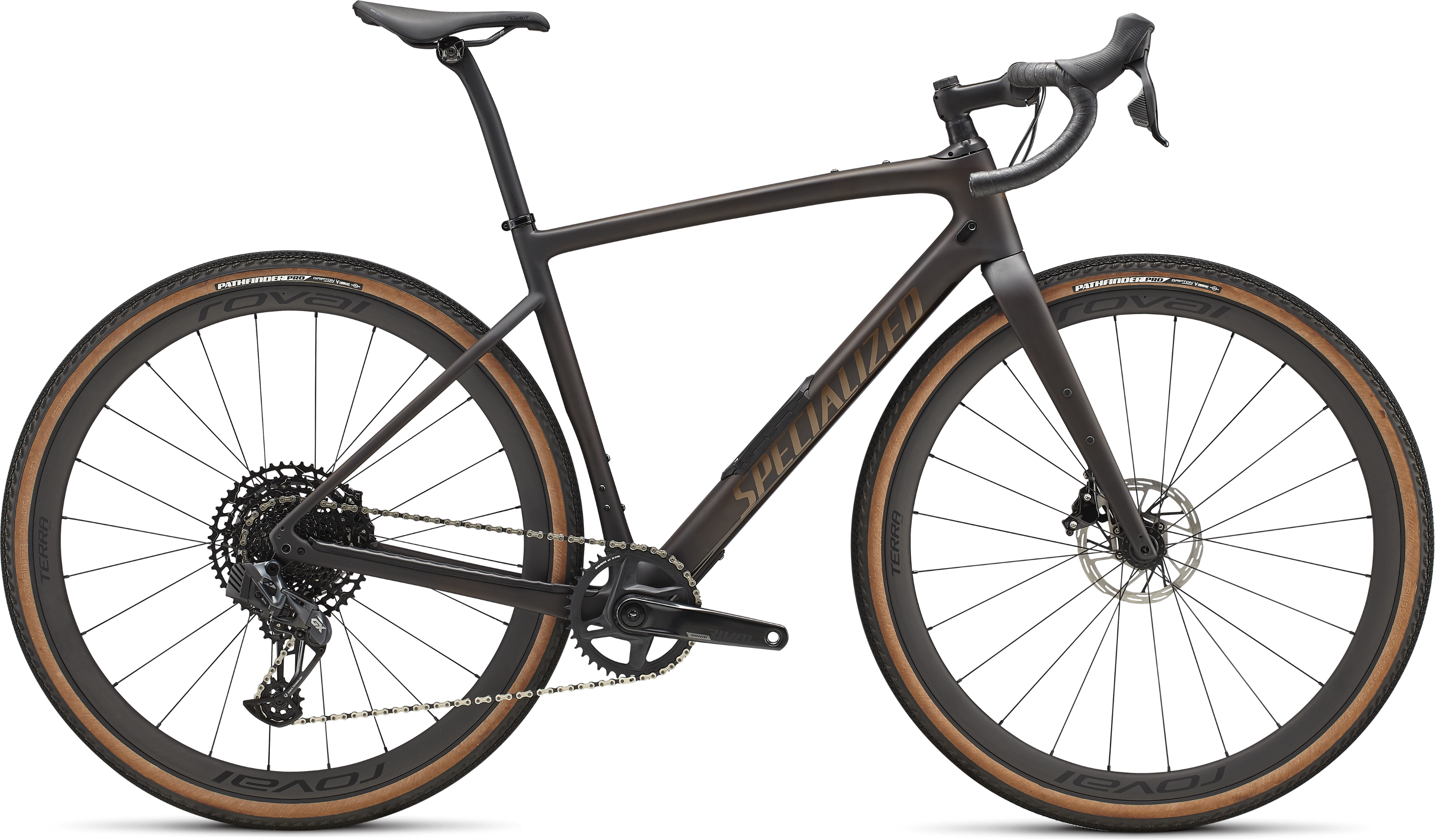 Cykler - Racercykler - Specialized Diverge Expert Carbon 2023 - Sort/Brun