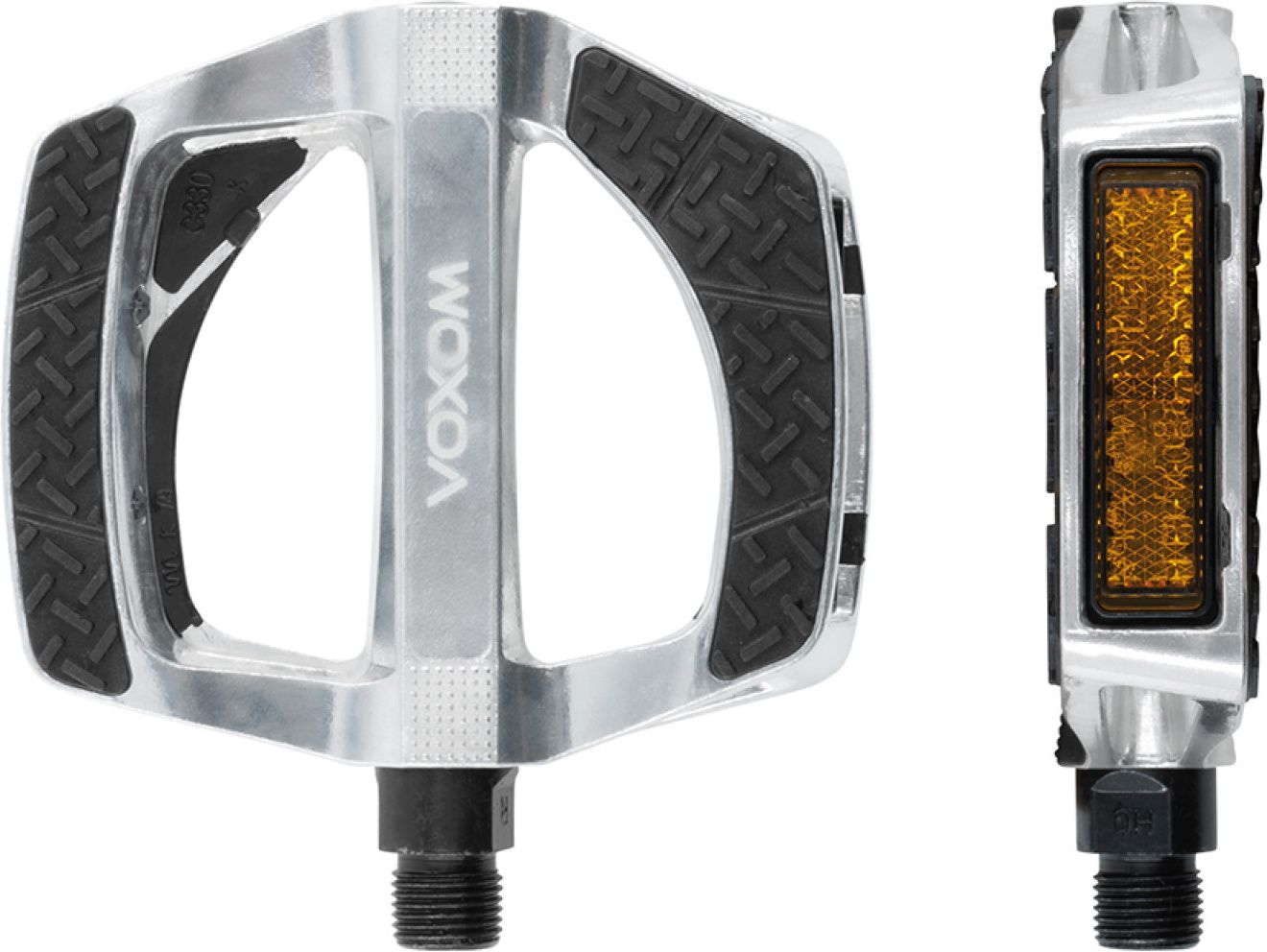 Voxom PE25 MTB Fladpedaler - Silver/Black