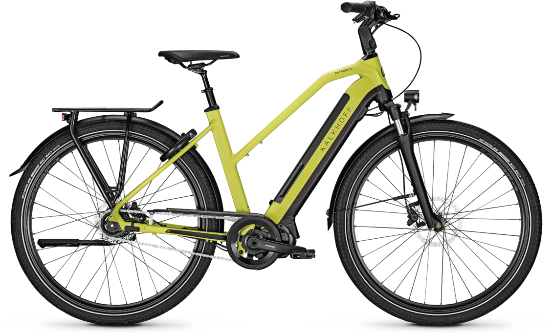Kalkhoff IMAGE 5.S XXL Dame 2020 - Sort/Grøn Cykler > Elcykler
