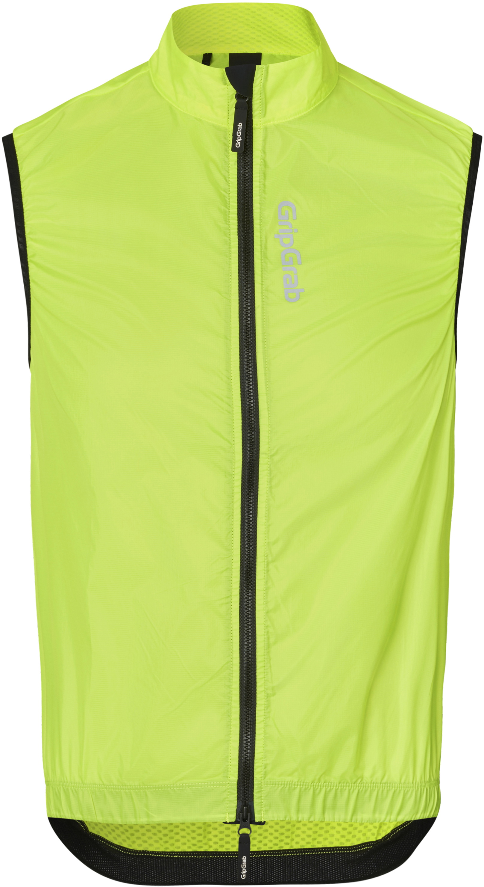 Beklædning - Regntøj & Vindtøj - GripGrab RIDE vindtæt vest - Yellow Hi-Vis