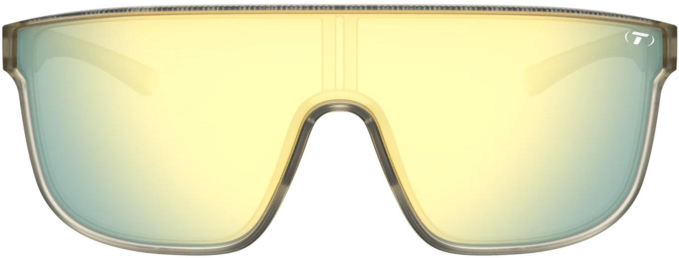 Beklædning - Cykelbriller - Tifosi Sanctum XL Cykelbriller – Satin Citrus Smoke – Yellow Mirror