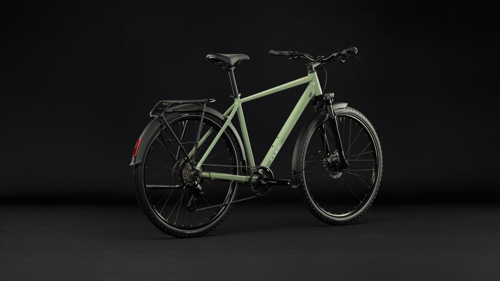 Cykler - Herrecykler - Cube Nature ONE FE (Fully Equipped) Herre 2027 - Almondgreen´green