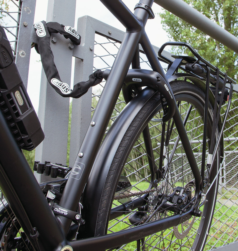 Tilbehør - Cykellås - Abus Ringlås 5950  + Bosch batterilås DT2 PLUS