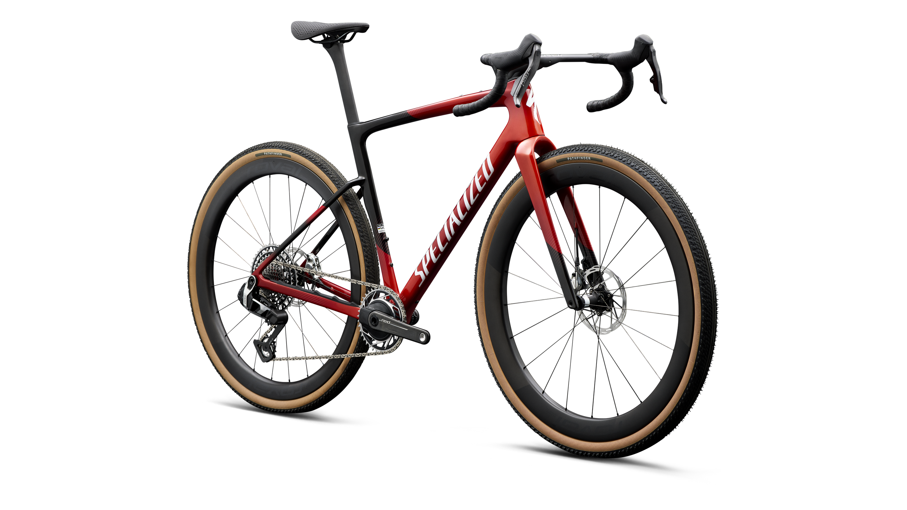Cykler - Gravel cykler - Specialized Crux 5 S-Level SRAM RED XPLR 2027 - Redwood Metallic/White