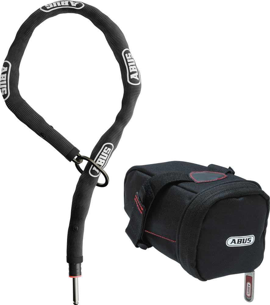 Tilbehør - Cykellås - Abus Kæde 5,5mm Classic til Ringlås m/taske - 130cm