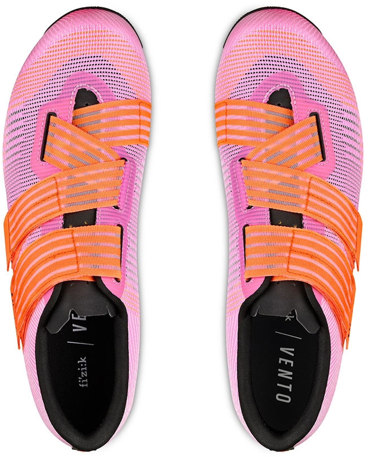 Beklædning - Cykelsko - Fizik Vento Powerstrap Aeroweave - Coral/Orange