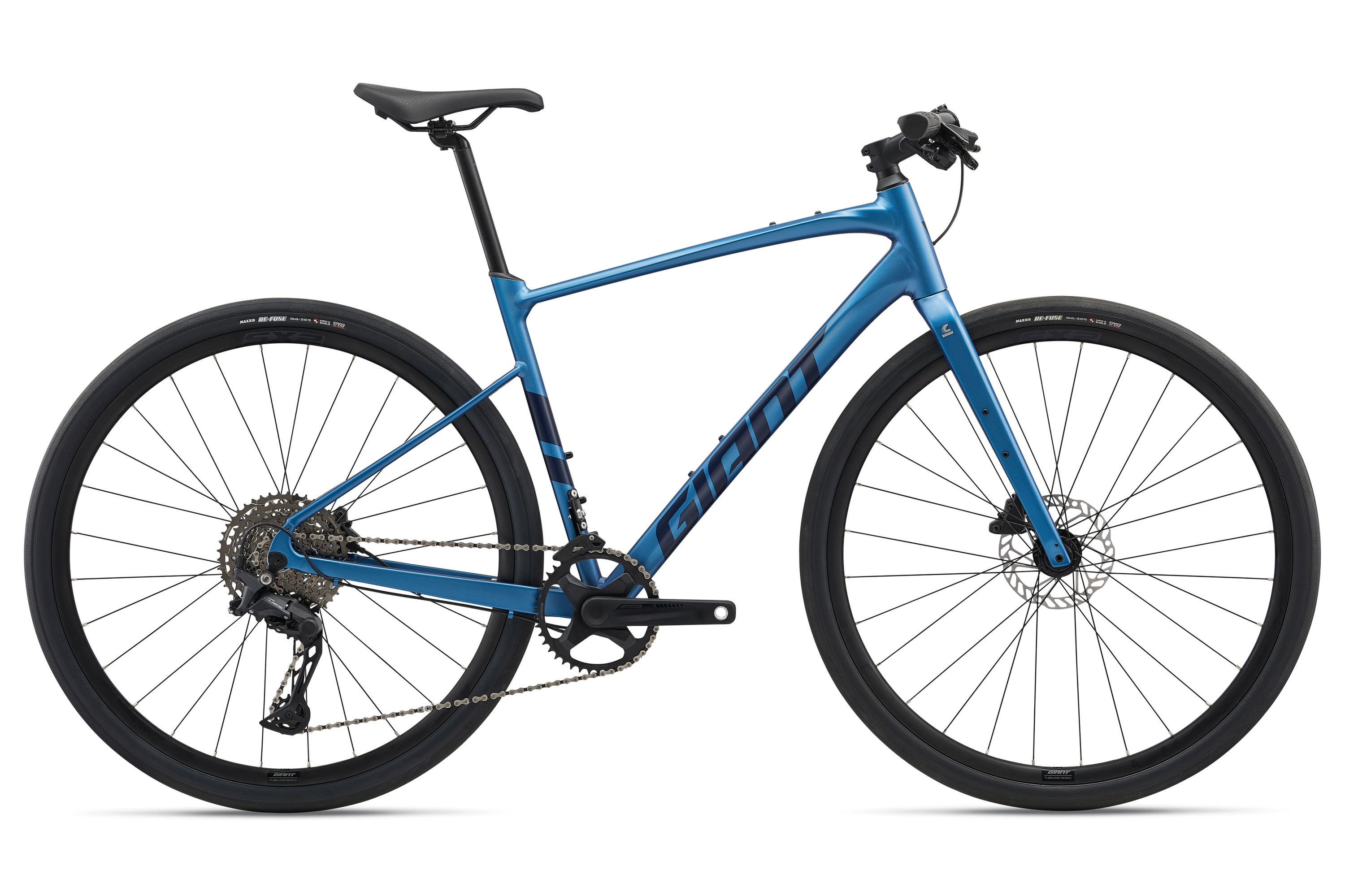 Cykler - Herrecykler - Giant FastRoad AR 1 2025 - Electron Blue