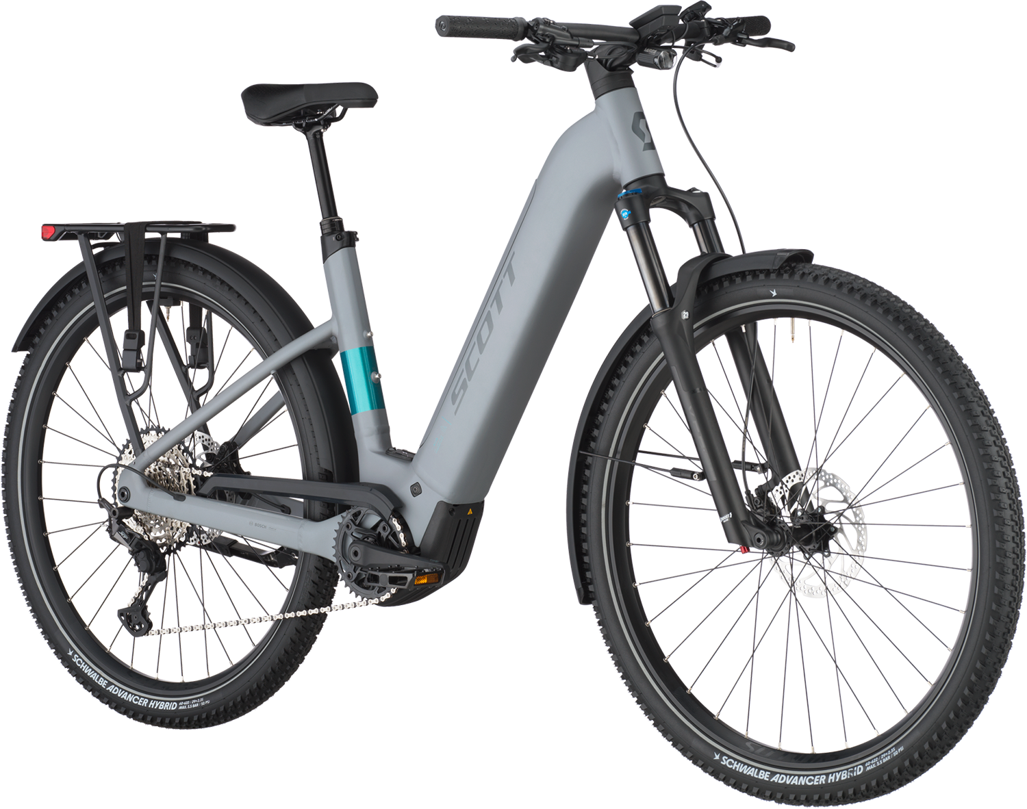 Cykler - Elcykler - Scott Axis eRIDE 10 Wave 2026 - Bird Grey