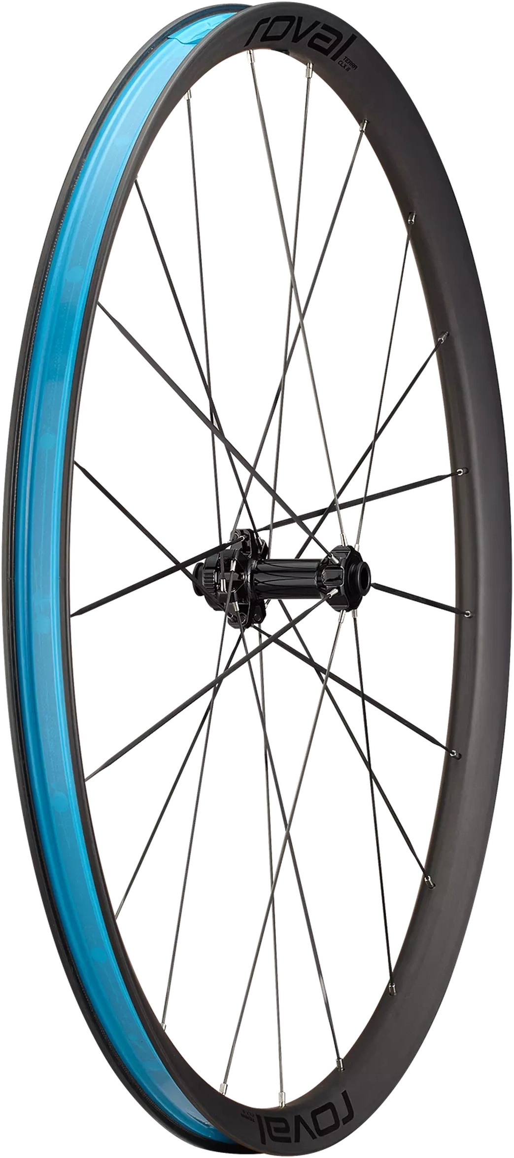 Roval Terra CLX III 700c Front - Satin Carbon/Gloss Black