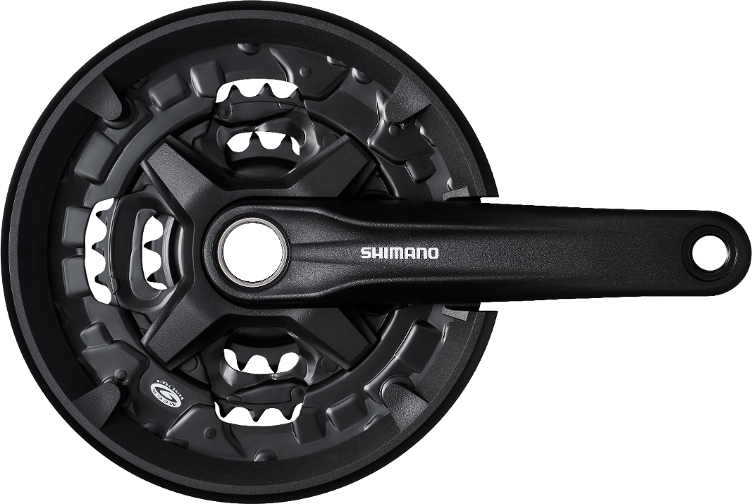 Shimano Alivio FC-MT210-3 Kranksæt 44/32/22T 170mm 3x9 speed med Kædeskærm Sort Shimano Alivio FC-MT210-3 Kranksæt 44/32/22T 170mm 3x9 speed med Kædeskærm Sort