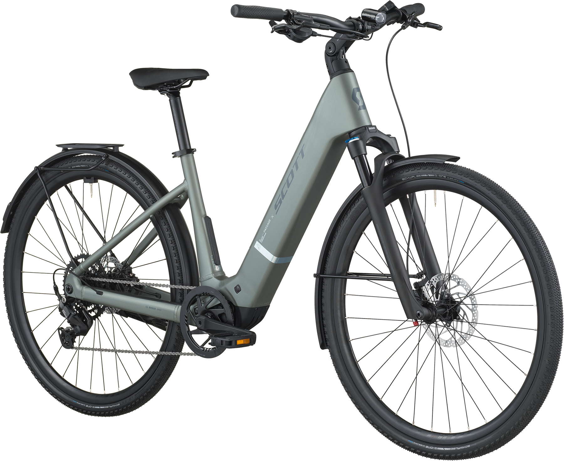 Cykler - Elcykler - Scott Passage eRIDE 20 Wave 2026 - Highland Green