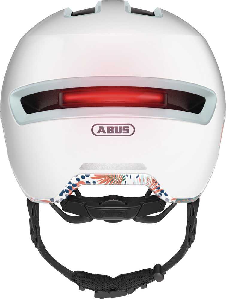 Beklædning - Cykelhjelme - Abus Hud-Y m. LED lys - Hvid