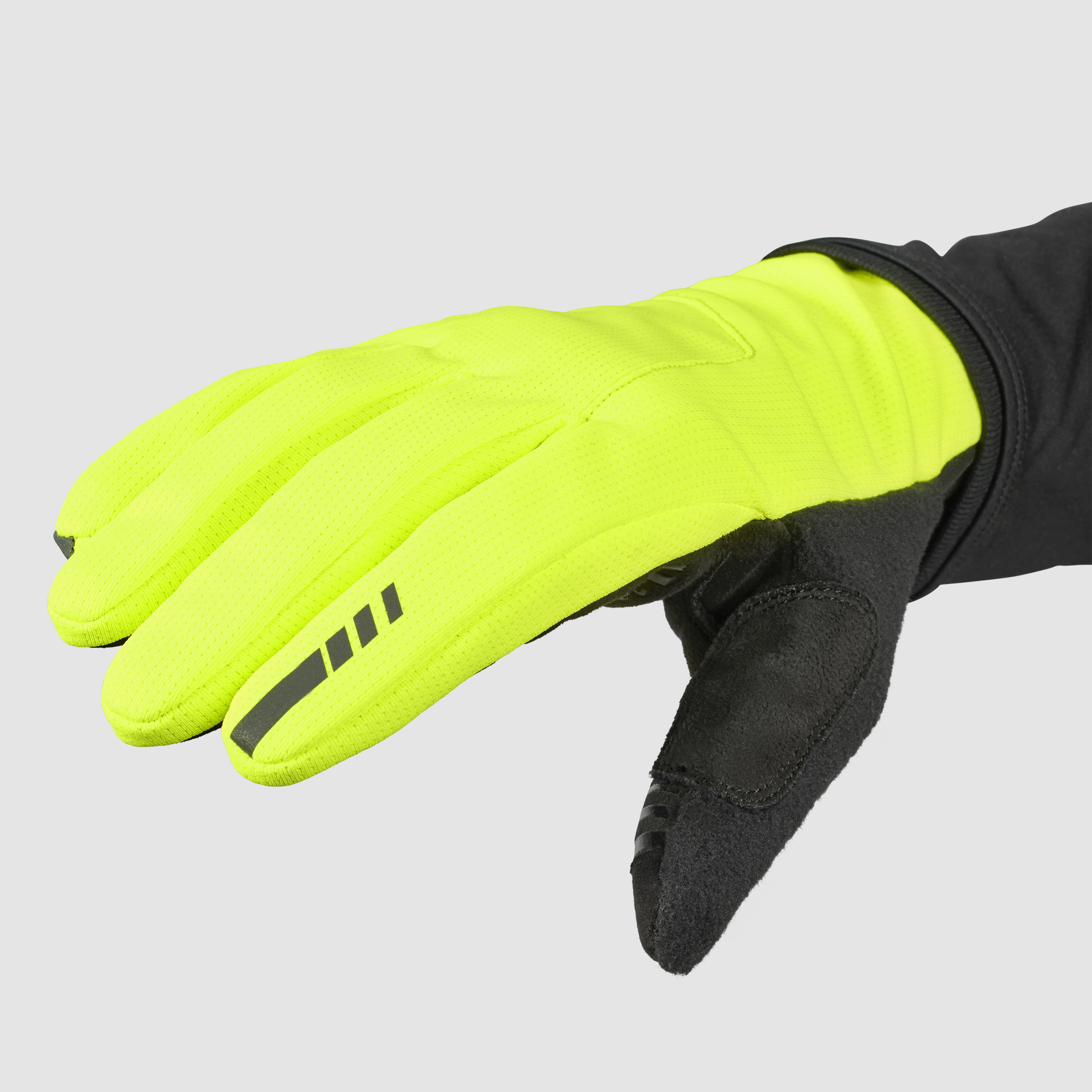 Beklædning - Cykelhandsker - GripGrab Hurricane 2 vindtætte overgangshandsker - Hi-Vis