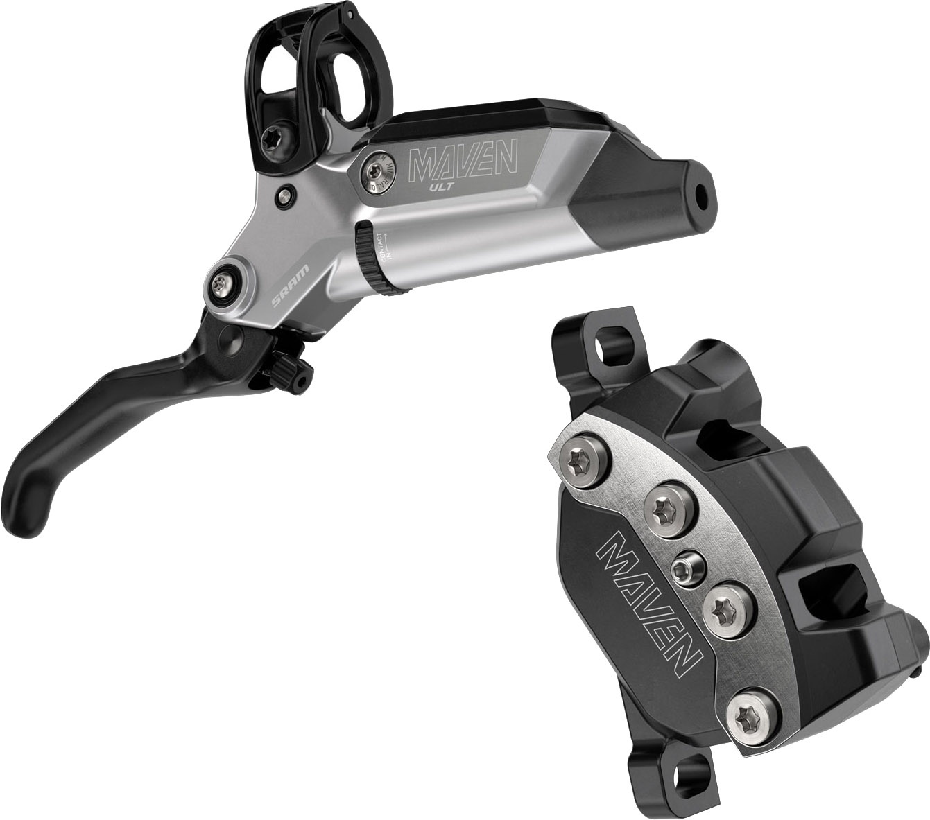 Reservedele - Bremser - SRAM Hydraulic Disc Brake Maven Ultimate Stealth [REAR] - Clear Anodized