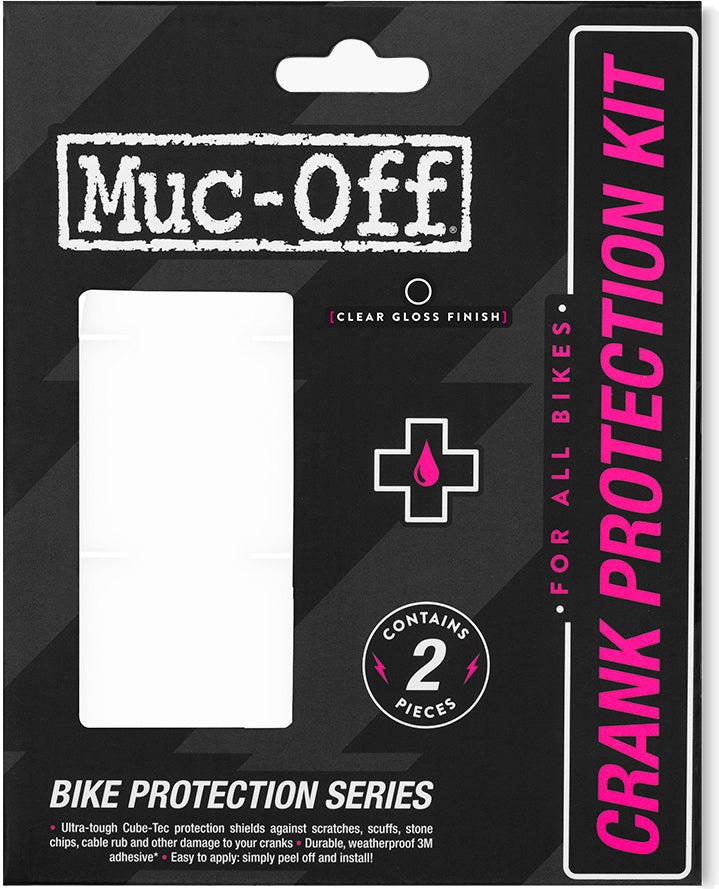 Se Muc-Off Crank Protector Crank Kit - Clear Gloss hos Cykelexperten.dk