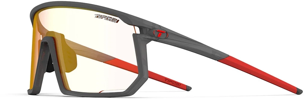 Beklædning - Cykelbriller - Tifosi Moab Cykelbriller – Satin Vapor Clarion Red Fototec