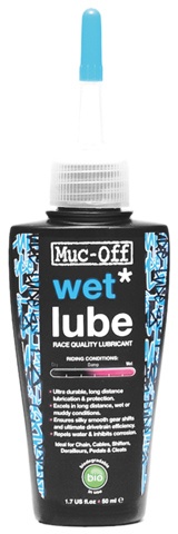 Tilbehør - Olie / Fedt - Muc-Off Wet Lube Olie - 50 ml