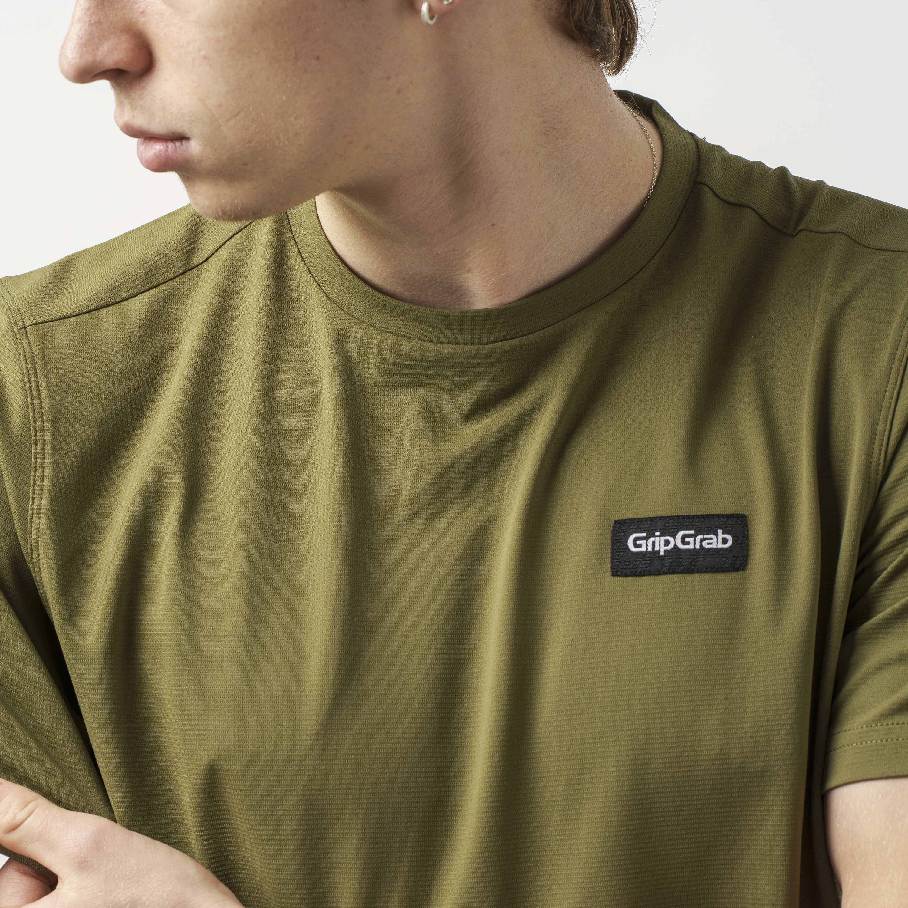 Beklædning - Merchandise - GripGrab Flow T-Shirt - Olive Green