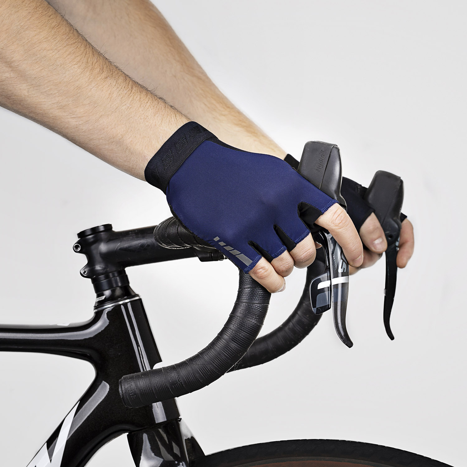 Beklædning - Cykelhandsker - GripGrab World Cup Padded Short Finger Cykelhandske 2 - Navy Blå