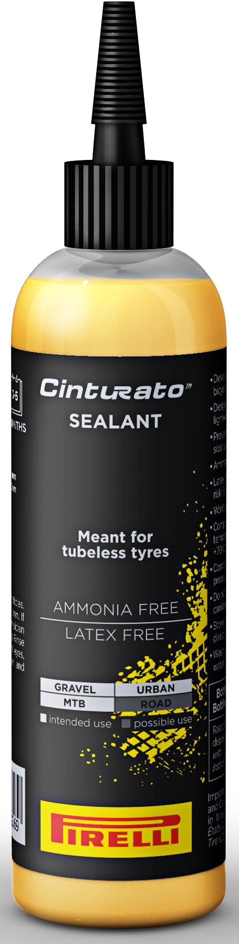 Se Pirelli Sealant Cinturato SmartSEAL Tubelessvæske 125ml hos Cykelexperten.dk