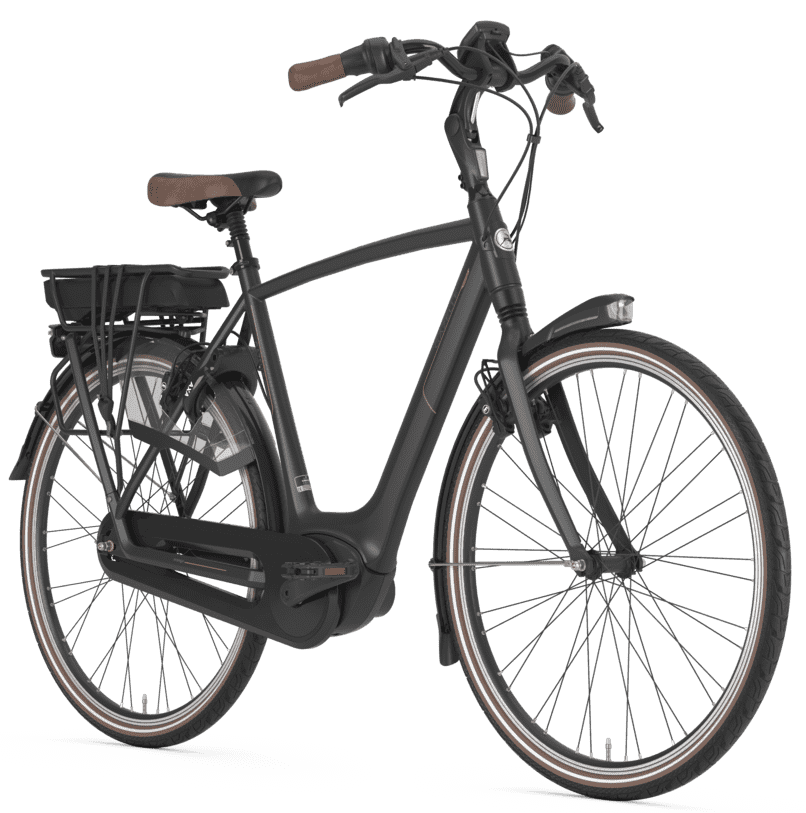 Cykler - Elcykler - Gazelle Orange C8 HMB Herre 2020 - sort