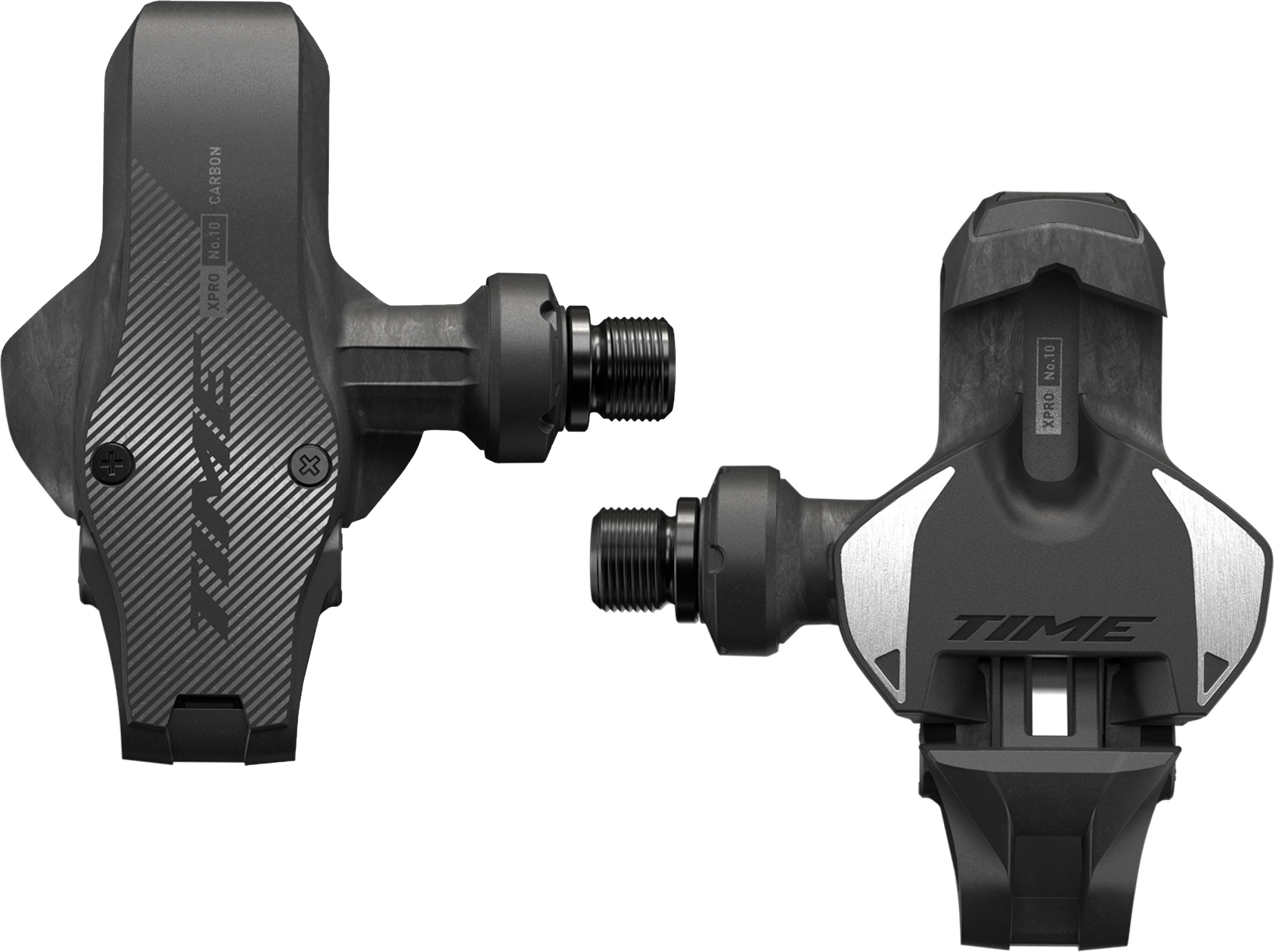 TIME XPRO 10 pedaler - 53 mm, Carbon - Sort