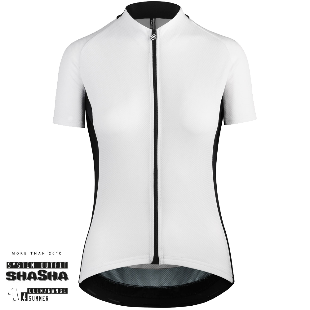 Assos Dame Cykeltrøje UMA GT Short Sleeve Jersey, Hvid Beklædning > Cykeltrøjer